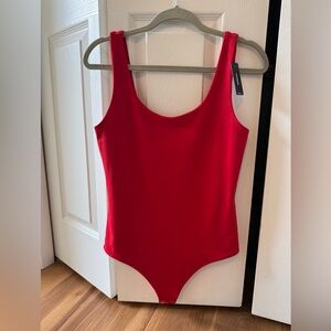 NWT Express Vibrant Red Bodysuit